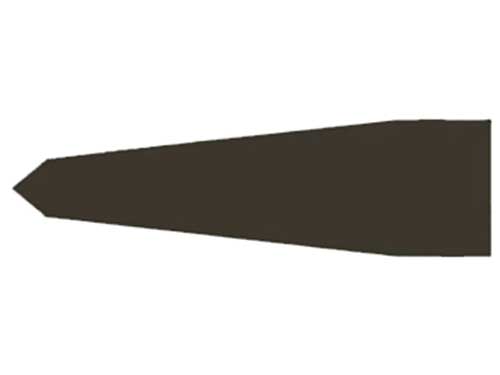 typer av slipningar - delvis platt slipning knifestock