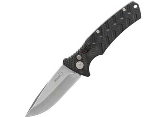 typer av slipningar - kniv Boker Plus Strike sabelslipning - knifestock