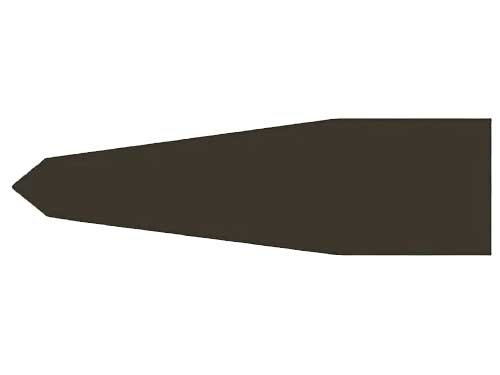 typer av slipningar - sabelslipning knifestock